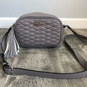 Libby Edelman Quilted Faux Leather Crossbody Bag